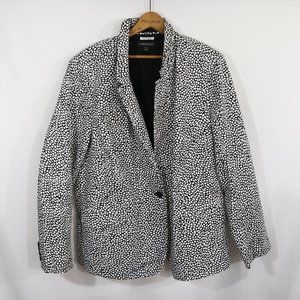 Lane Bryant Black & White Blazer The Modernist